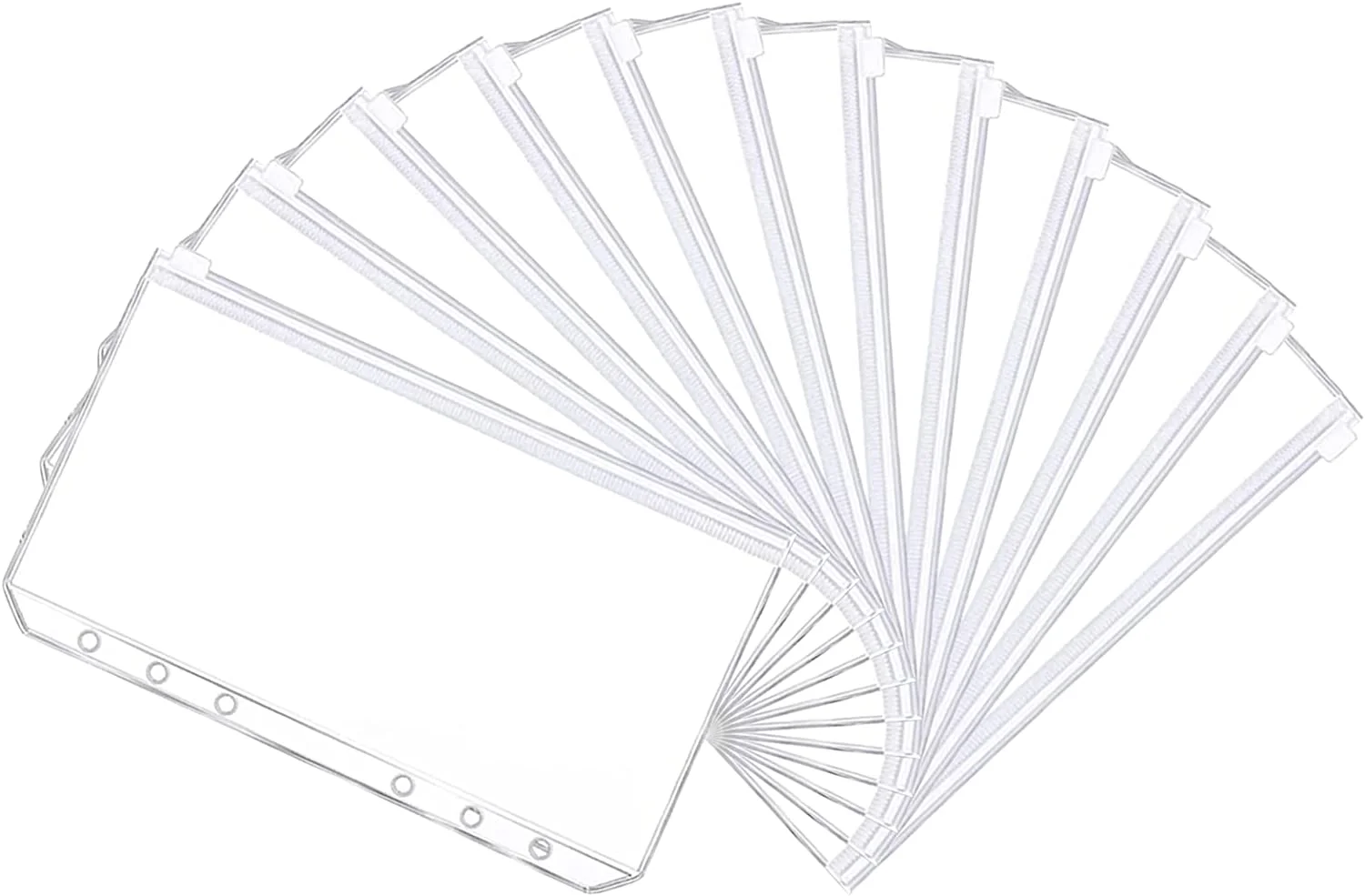 Pochettes zippée transparente A5